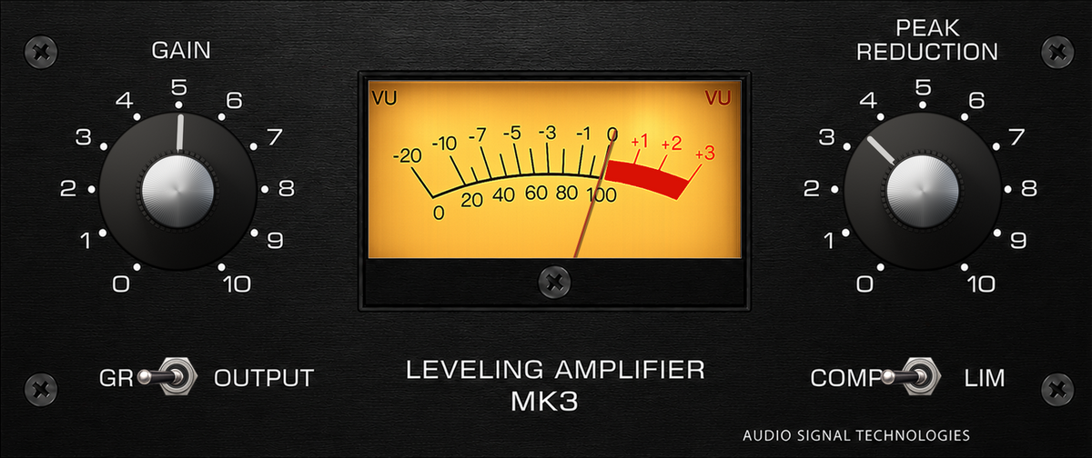 AST Leveling Amplifier MK3 audio plug-in interface